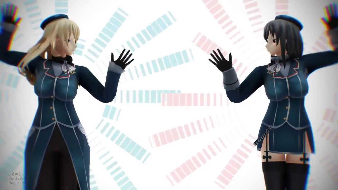 Mmd艦これ 愛宕と高雄でlamb Youtube