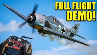 Blackhorse Models FW190 Full Flight Demo | RC Warbird in Action!