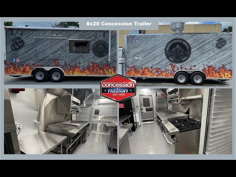 Back Porch Grill 8x20 Food Trailer Concession Nation