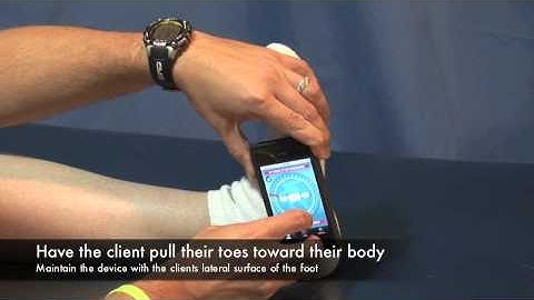 GetMyROM Ankle Dorsiflexion