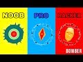 PLANET BOMBER - NOOB VS PRO VS HACKER