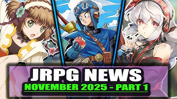 Square Enix Going Big On A.I / Mystery Falcom 2026 Release / New Tales Update - JRPG News Nov 2025