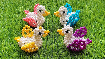 Beaded Duck | beaded pet animals | Making beaded duck tutorial