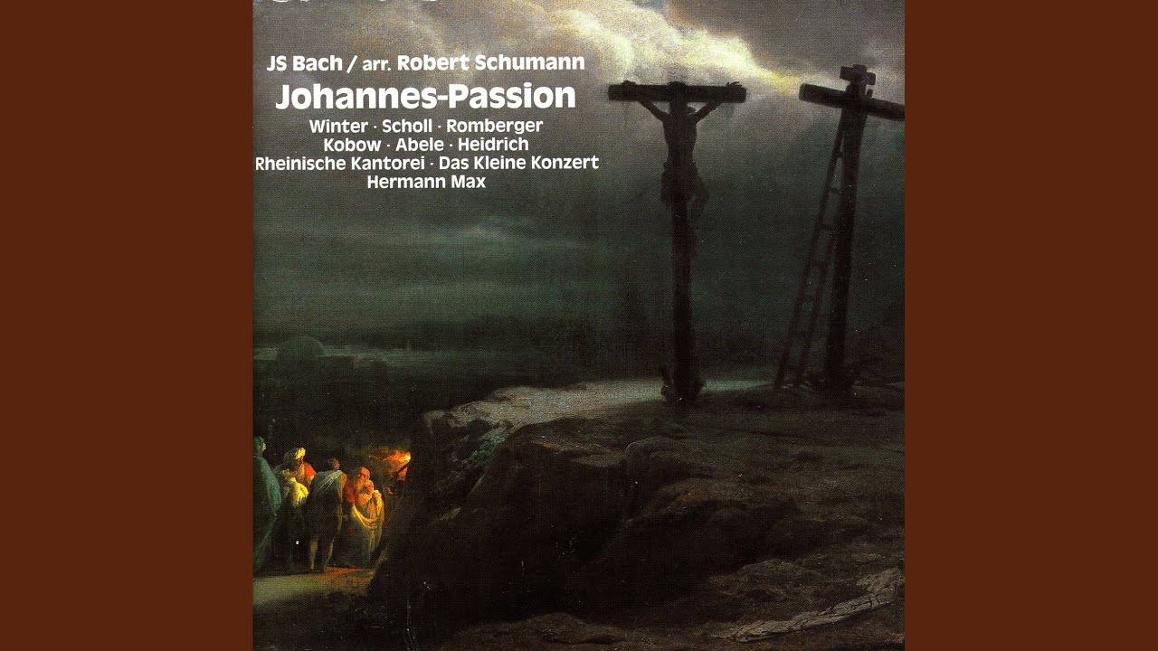 Ver St. John Passion, BWV 245: Pt. II: Recitative. Die Juden aber, dieweil es der Rusttag war... en YouTube Ver St. John Passion, BWV 245: Pt. II: Recitative. Die Juden aber, dieweil es der Rusttag war... en YouTube