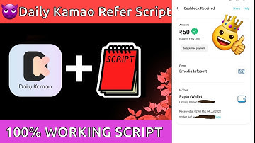 😀 Daily Kamao Refer Bypass Script || Coin adder Script 😈 Refer Script 🤑  #ScriptMaker