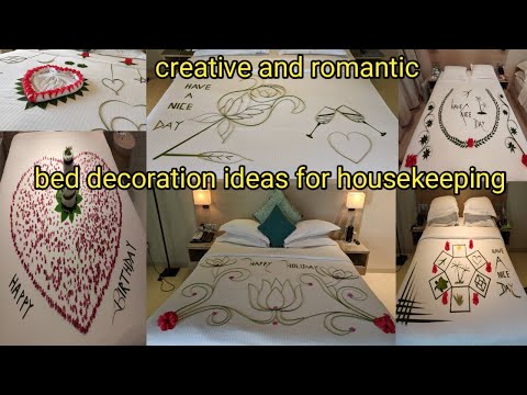 10 Romantic Decoration's and creative ideas| housekeeping decoration ideas|#beddesign #howto