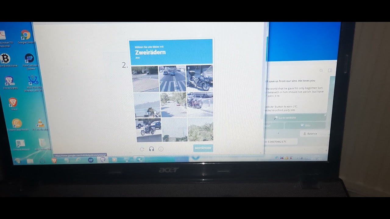 Endless Dogecoinfaucet to faucetpay or doge Adress