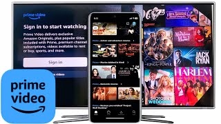 How to Sign-in &amp; Watch Amazon Prime Video in Smart TV using Phone