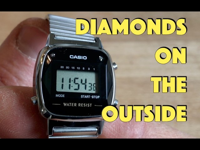 CASIO DIAMONDS LA670WAD-1DF - YouTube