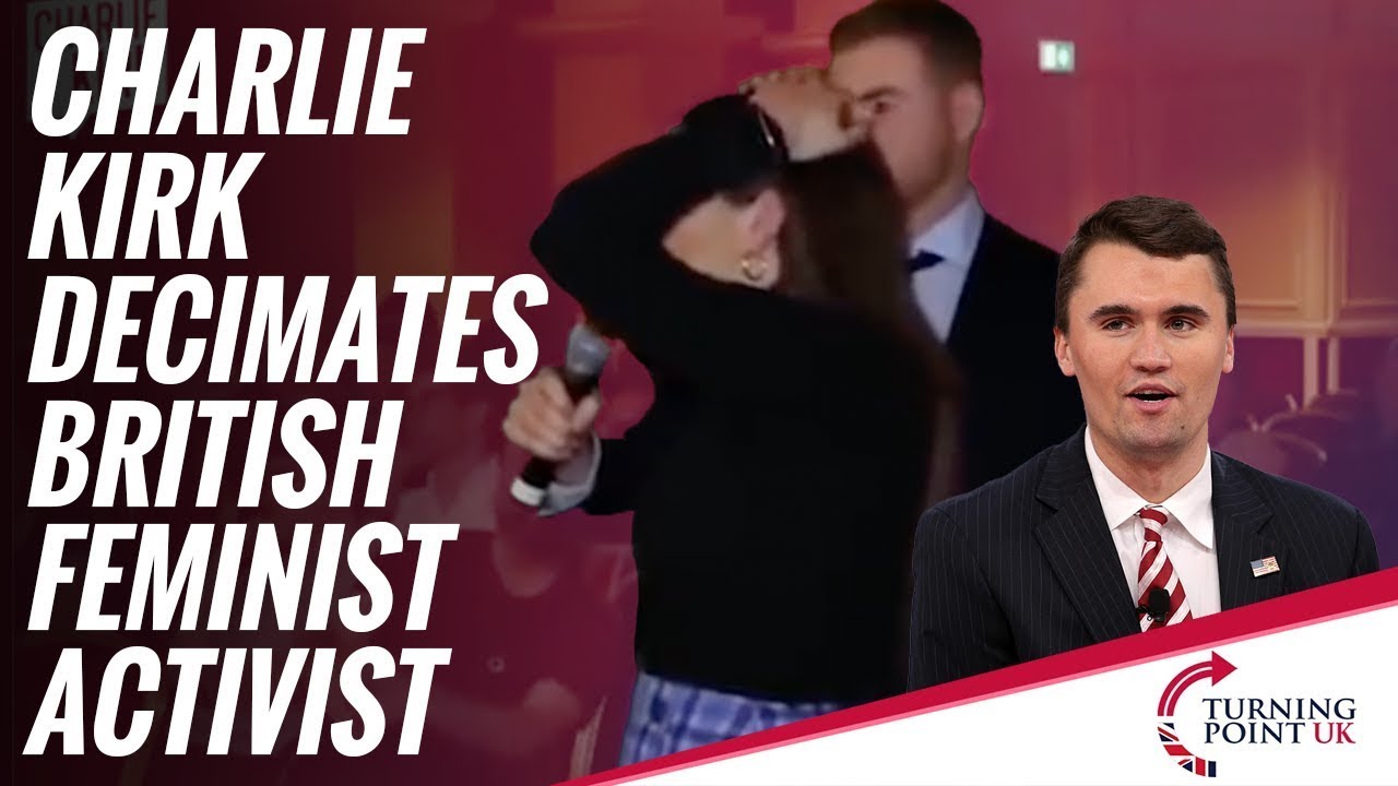 Charlie Kirk Debates Feminist Student on Masculinity, Toxic Feminism, and the Anti-Male Culture in Universities