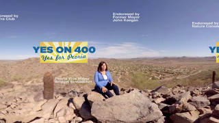 Proposition 400 - Save Open Spaces.  First VR political commercial.