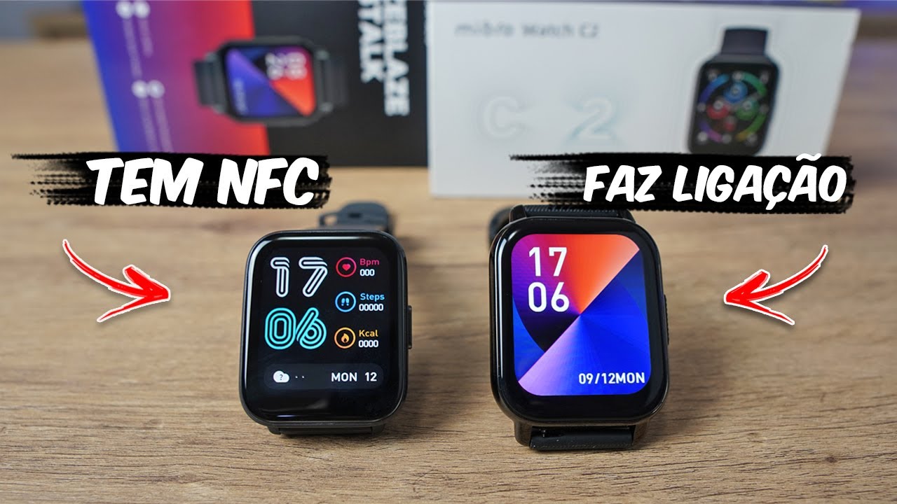 Relogio Smart Watch Band Pagamento Nfc Faz Ligação Ip68 2022