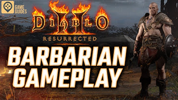 Diablo 2: Resurrected Technical Alpha - Early Game Barbarian gameplay