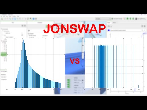 JONSWAP spectrum and FFT for irregular waves in Ashes - wind turbine simulation software