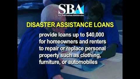 SBA Disaster Assistance - Public Service Announcement