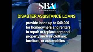 SBA Disaster Assistance  Public Service Announcement