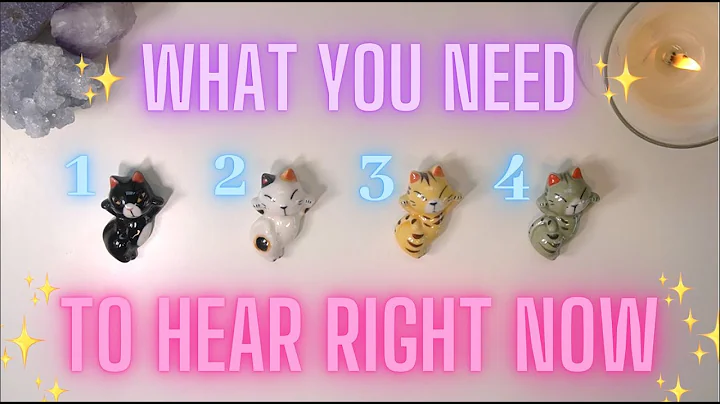 💥WHAT YOU NEED TO HEAR RIGHT NOW💥 Timeless Tarot Reading 🐈✨