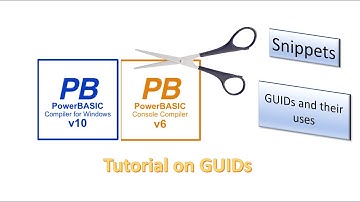 PowerBasic Snippets - Tutorial on GUIDs