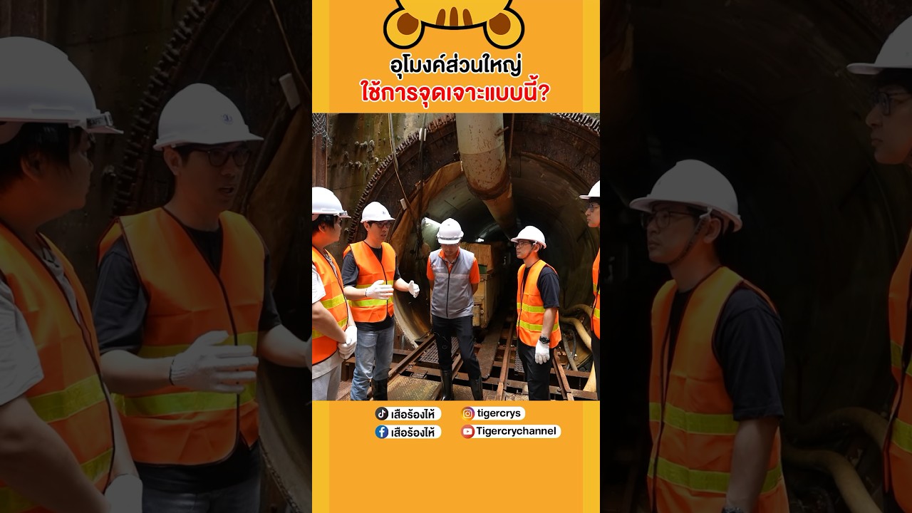 รู้หรือไม่ อุโมงค์ส่วนใหญ่ใช้การขุดเจาะแบบเดียวกัน #เสือร้องไห้ #TigerShorts #shorts #อุโมงค์ใต้ดิน