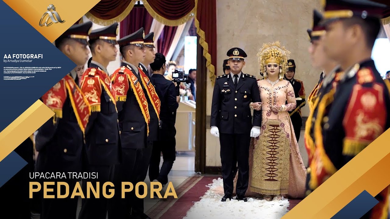 Prosesi Upacara Tradisi Pedang Pora AKPOL | Dian & Salman | Gedung PTIK Jakarta
