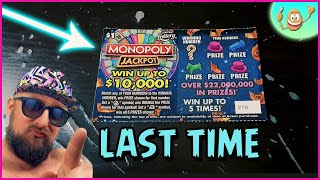 THEY TOOK THE REMAINING BOOKS!! LAST TIME PLAYING THE $1 MONOPOLY JACKPOT!