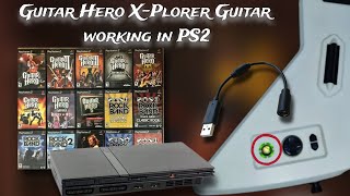 Guitar Hero X-Plorer Guitar working in PS2