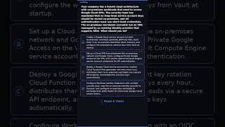 Can You Answer This Google Professional Cloud Architect Question? #CloudArchitect