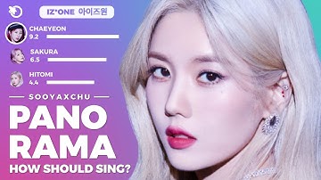 How should IZ*ONE sing PANORAMA? - Line Re-distribution (Vertical Video)