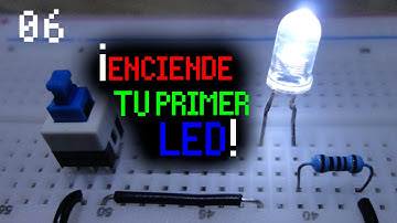 Computadoras: Circuito Para Encender un LED (Leccion 06, Practica 01)