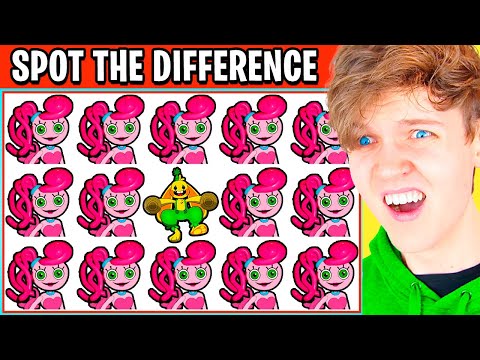 CRAZIEST SPOT THE DIFFERENCE GAMES EVER! (POPPY PLAYTIME CHAPTER 2, SONIC.EXE, BUNZO BUNNY, & MORE!)