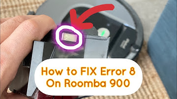 How to fix Error 8 on iRobot Roomba 900 series