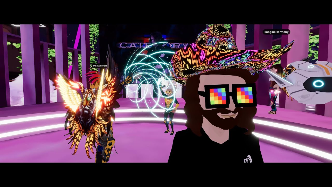 Decentraland Metaverse Music Festival 2023 - cat5 at Mr.Dhingia's