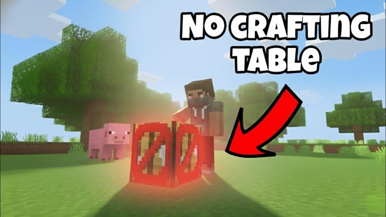 Minecraft Without Craft Minecraft Without Crafting Table 💀 - YouTube