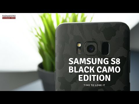 Samsung S8 Black Camo Edition!