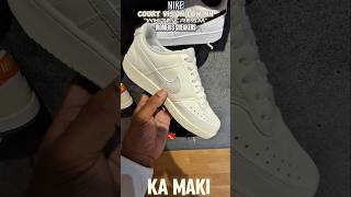 NIKE COURT VISION LOW NN &quot;WHITE/CREAM&quot; -WOMEN&#39;S SNEAKERS-