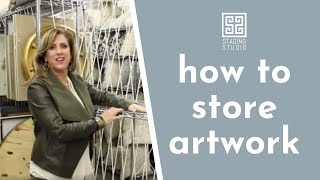 How to Store Artwork | Home Staging Warehouse