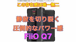 この存在感は唯一無二 静寂を切り裂く圧倒的なパワー感 FiiO Q7