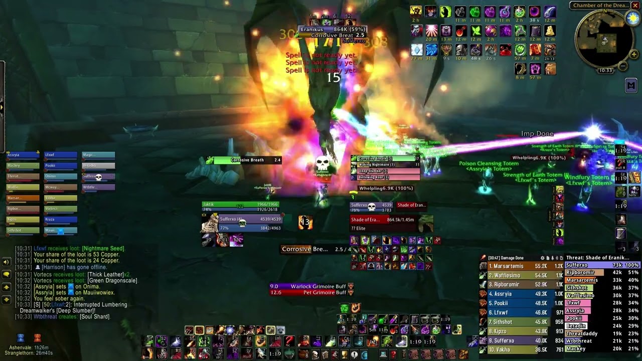 99 parse Shade of Eranikus - Warlock Tank POV Season of Discovery