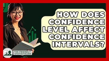 How Does Confidence Level Affect Confidence Intervals? - The Friendly Statistician