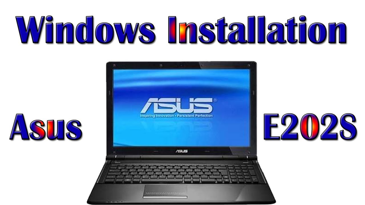 Asus E202S | How to Install Windows 7|8|8.1|10 Pro From Usb Pendrive And  Flash Drive