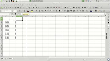 How to Auto Sum in Libre office Calc