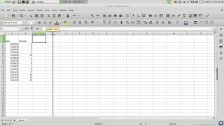 How to Auto Sum in Libre office Calc