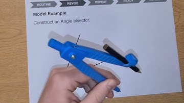 Angle Bisector (using a compass and straight edge)