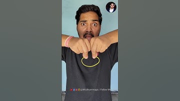 impossible rubber band magic tricks 😨❓ #song #shorts #youtubeshorts #trending #tutorial