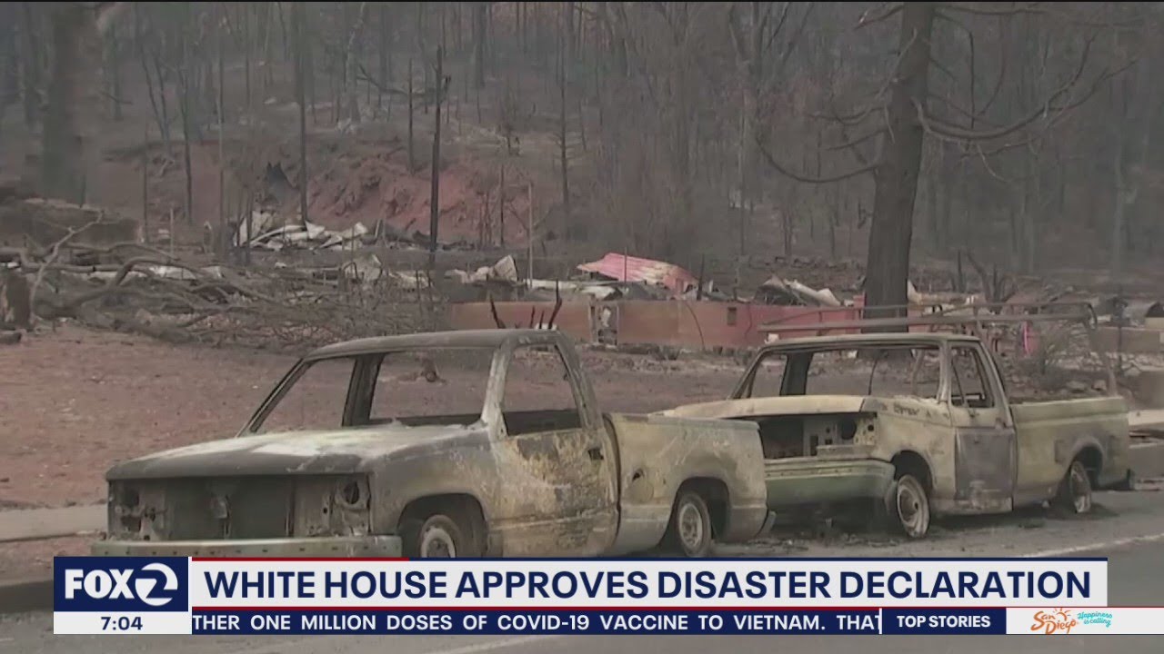 Biden approves major disaster declaration for California wildfires ...