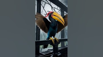 Real Wild Moment – Rainy Bird Rescue Instinct 💡🐤🌧️#ai  #shorts  #thebirdsonggroup.
