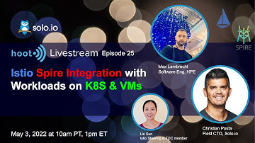 Istio Spire Integration with Workloads on K8S & VMs