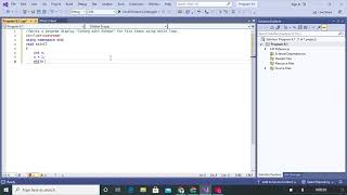 Write a program display Coding with Rehman for five times using while loop. Program 6.1