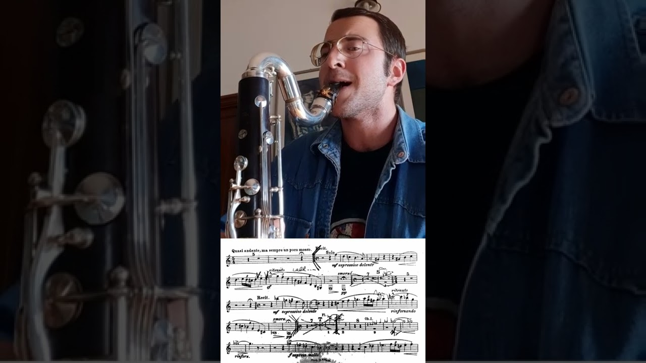 F. Liszt, Dante Symphony S. 109, bass clarinet solo