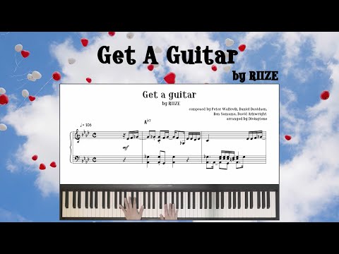 Get A Guitar (Piano Sheet) - RIIZE